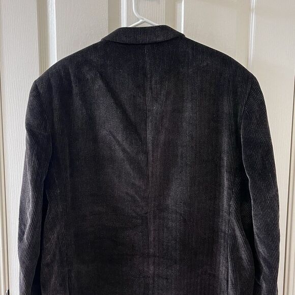 Coconut Grove Brown Corduroy Dress Coat Sport Coat Blazer Cotton Men's Size 46R - Picture 11 of 13